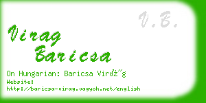 virag baricsa business card